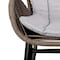 Armen Living Fanny Outdoor Patio Dining Chair in Dark Eucalyptus Wood and Truffle Rope 840254335936 - alternate 6